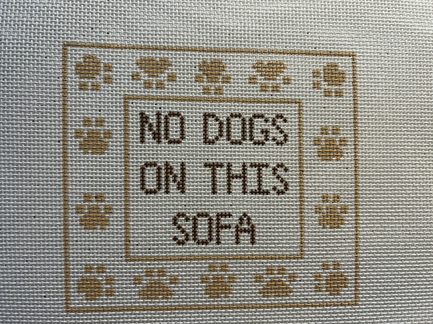 No Dogs on Sofa - Tan