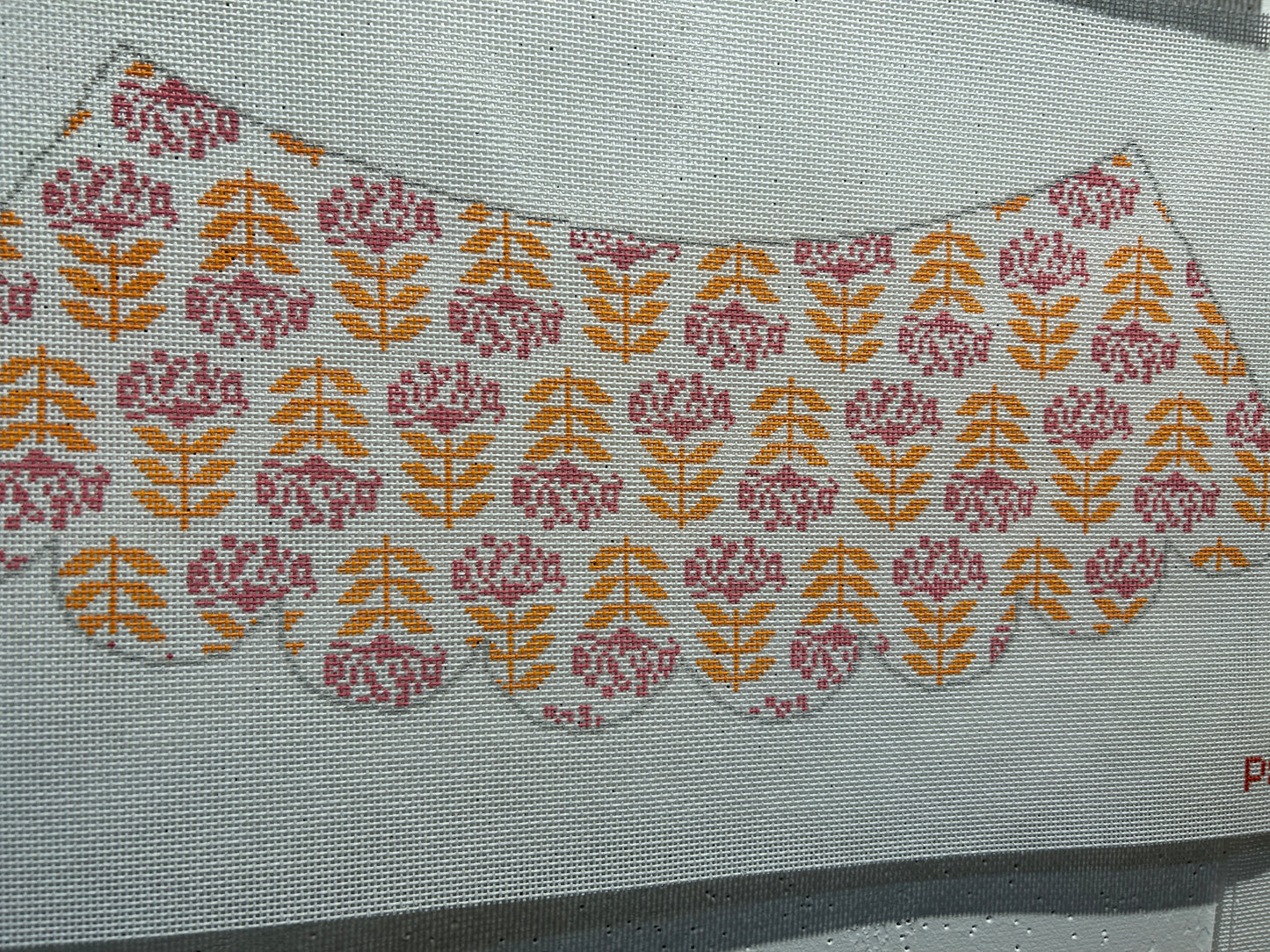 Blocked Begonia Lampshade - TS