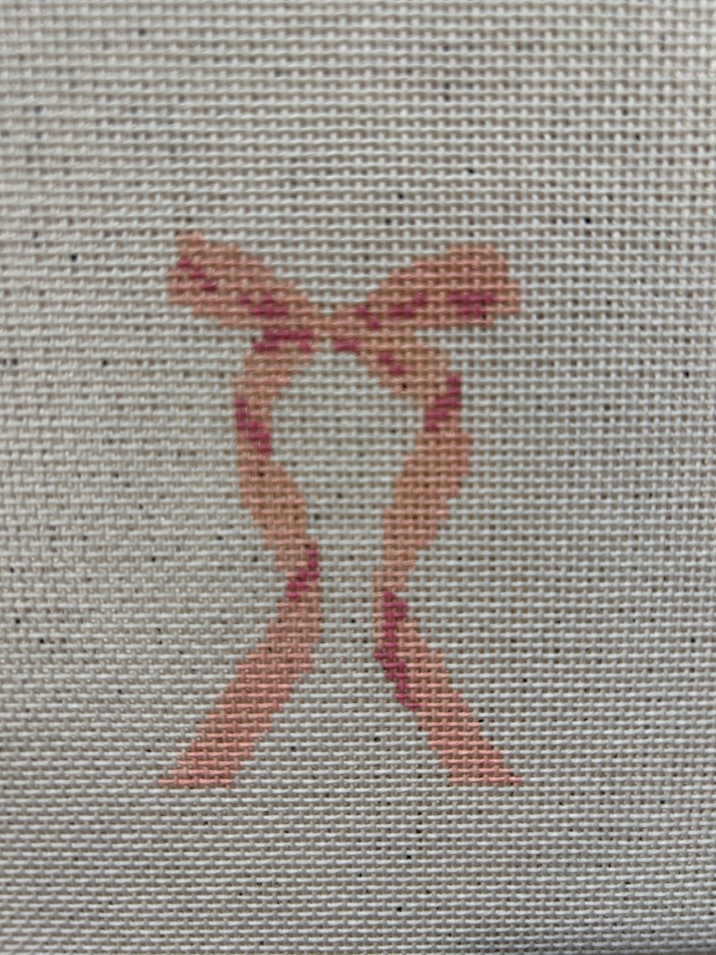 Pink Bow Canvas