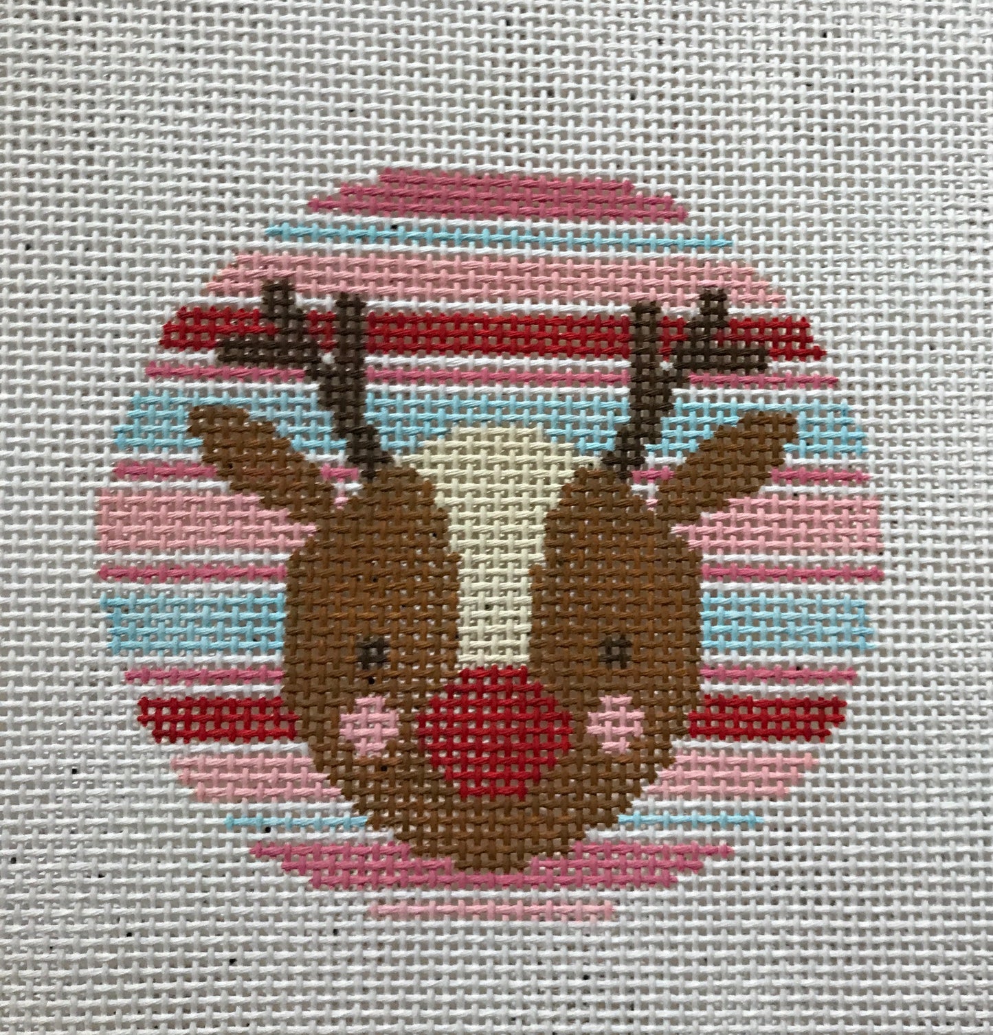 Reindeer with stripes