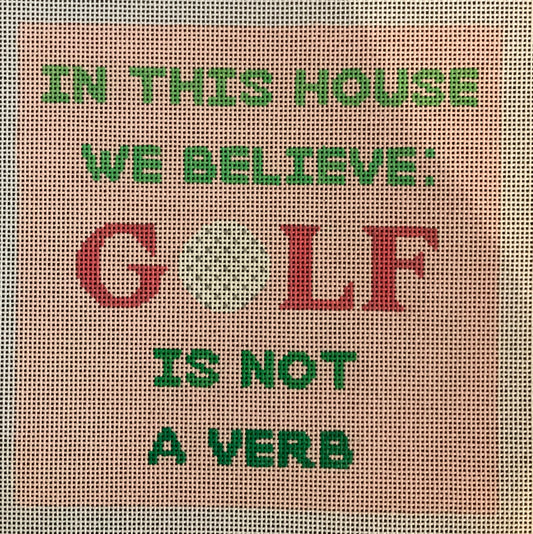 Golf is not a Verb