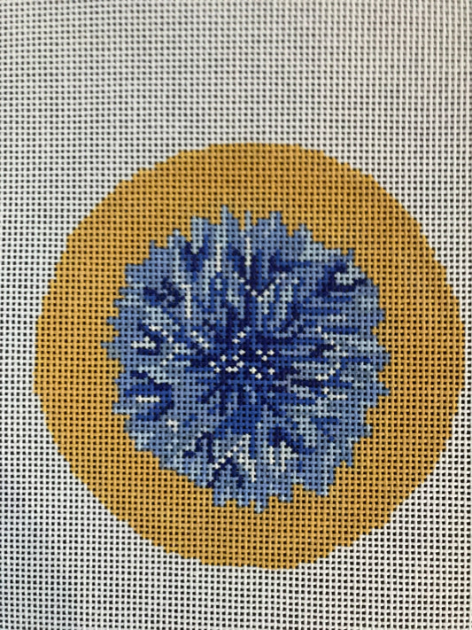 Cornflower on Gold