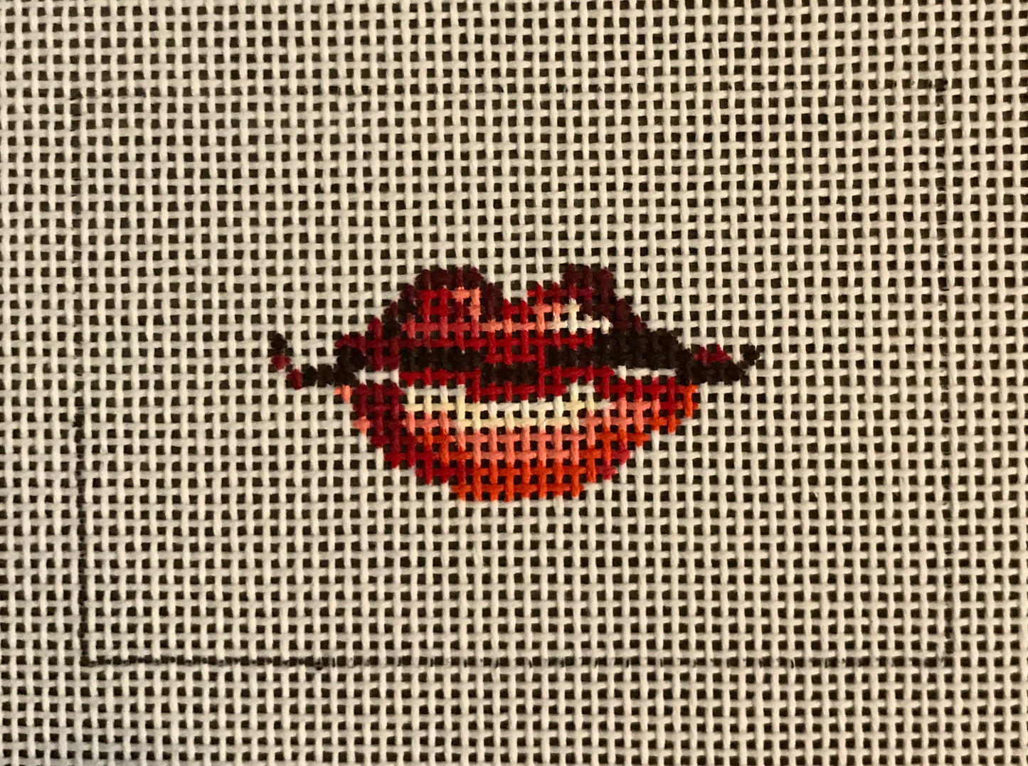 Lips Luggage Tag