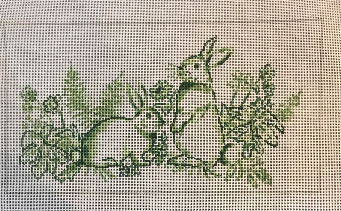 Green Bunny Bolster