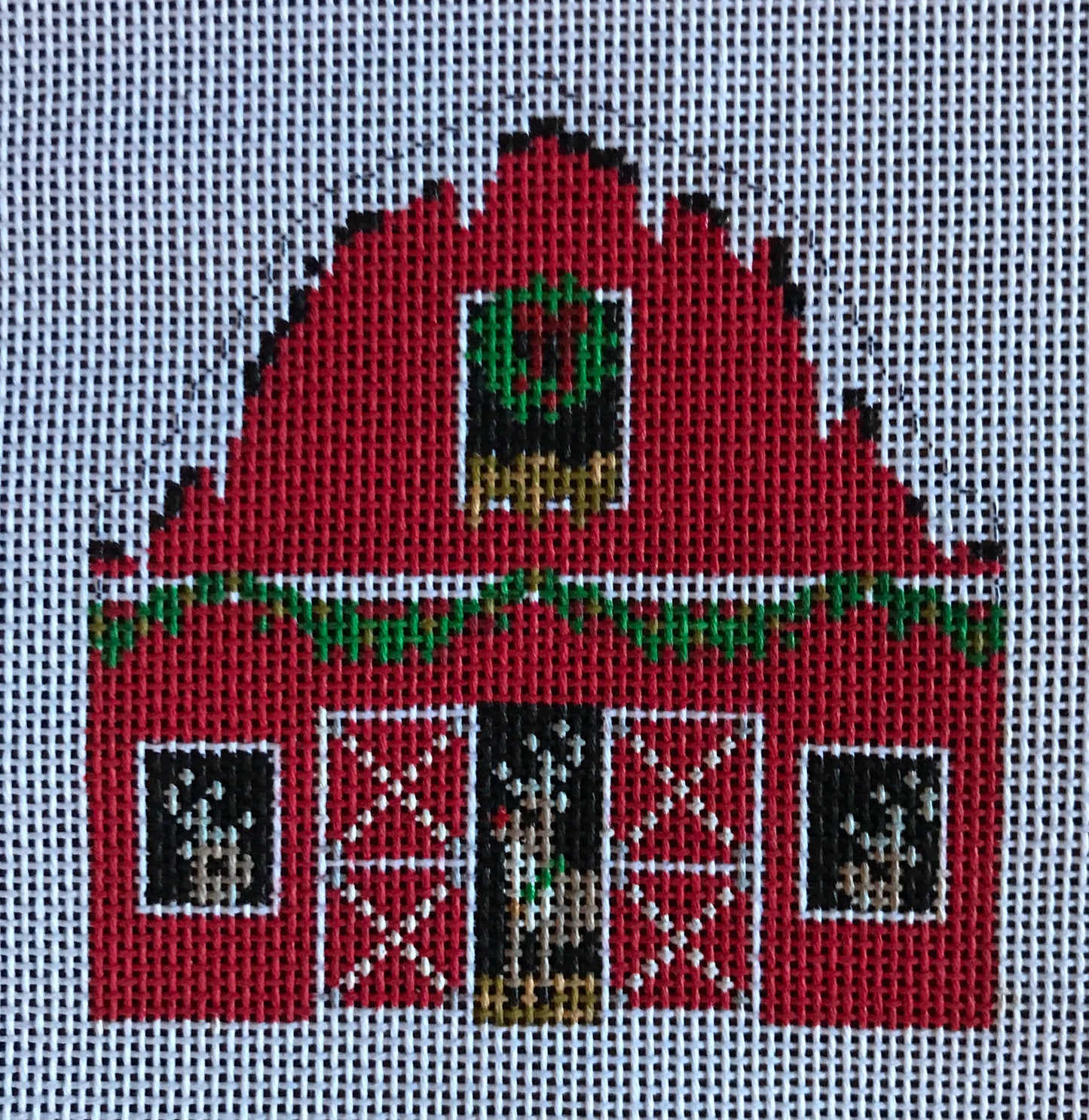 Reindeer Barn Ornament