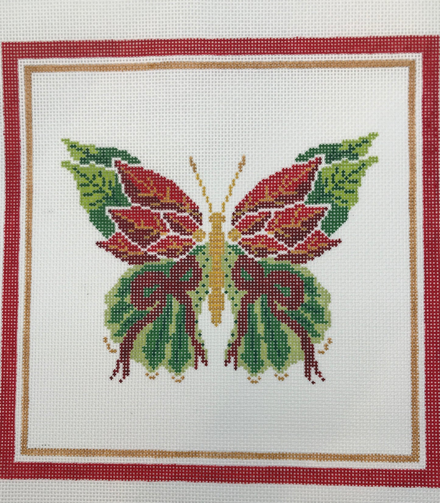 Poinsettia Butterfly LG
