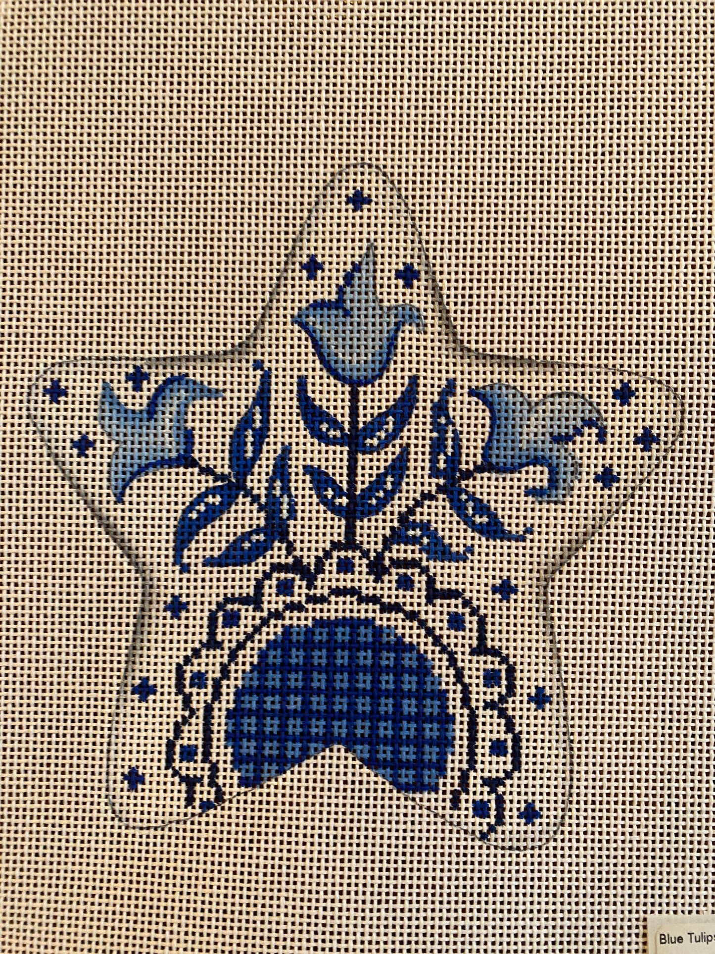 Blue Tulips on Heart