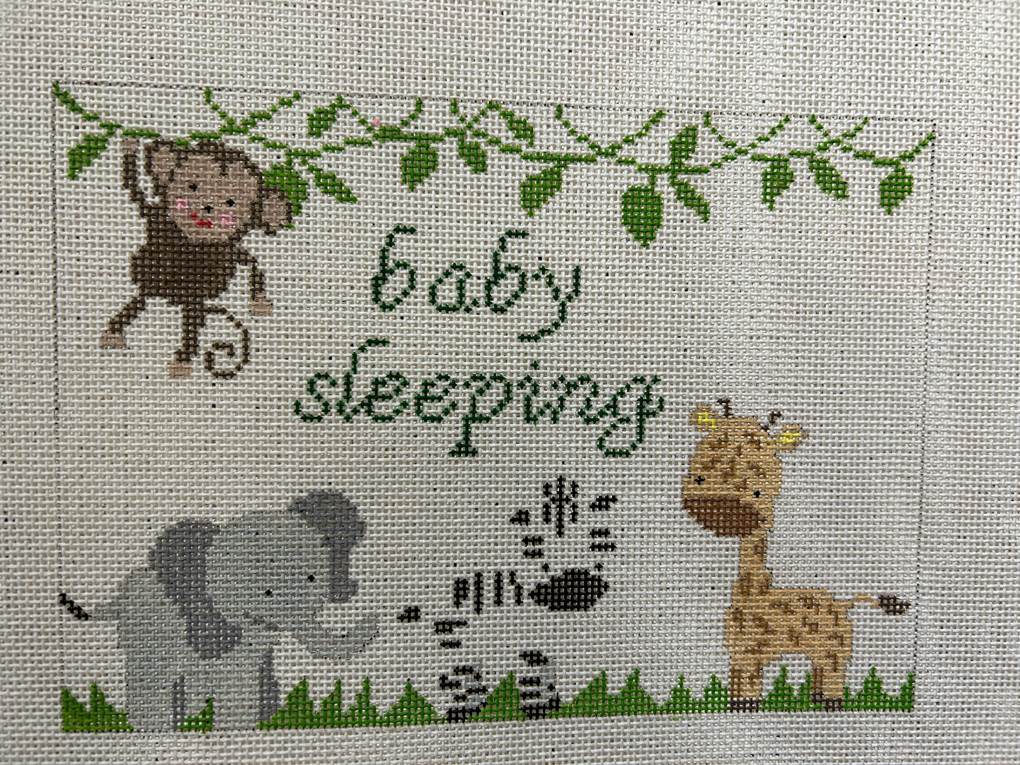 Baby Sleeping Jungle