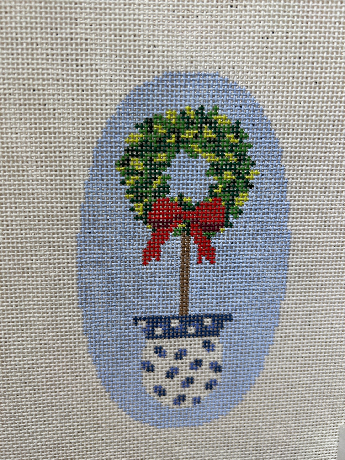 Holiday Wreath Topiary