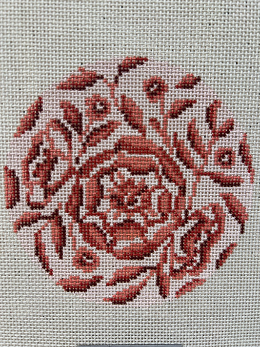 Camelia in Blush 4 inch round
