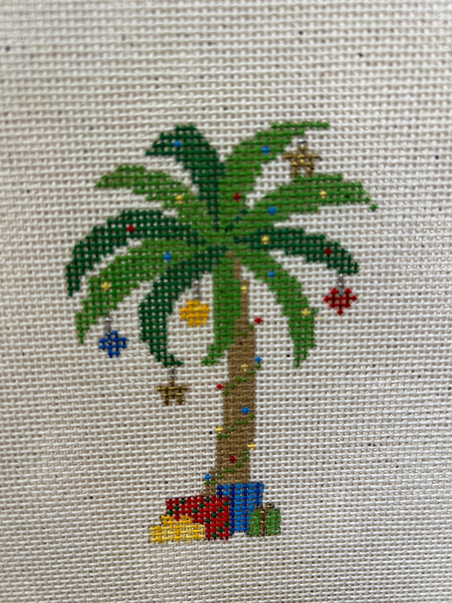 Lighted Palm Tree