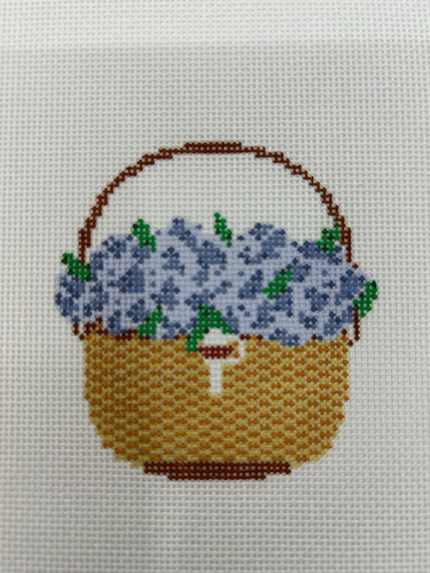 Blue Hydrangea Basket by SS