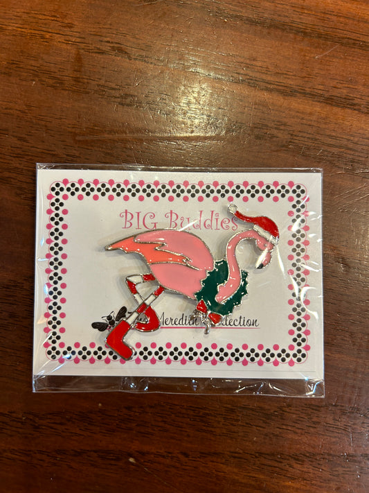 Christmas Flamingo Needleminder