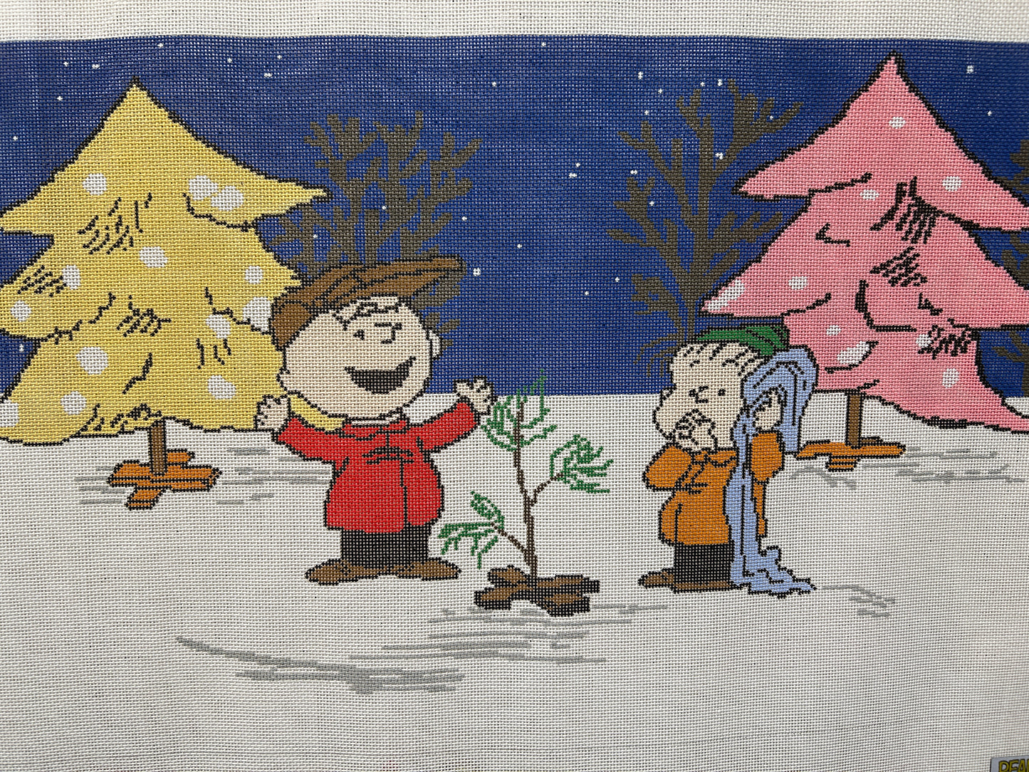 Charlie Brown & LInus w/ Tree