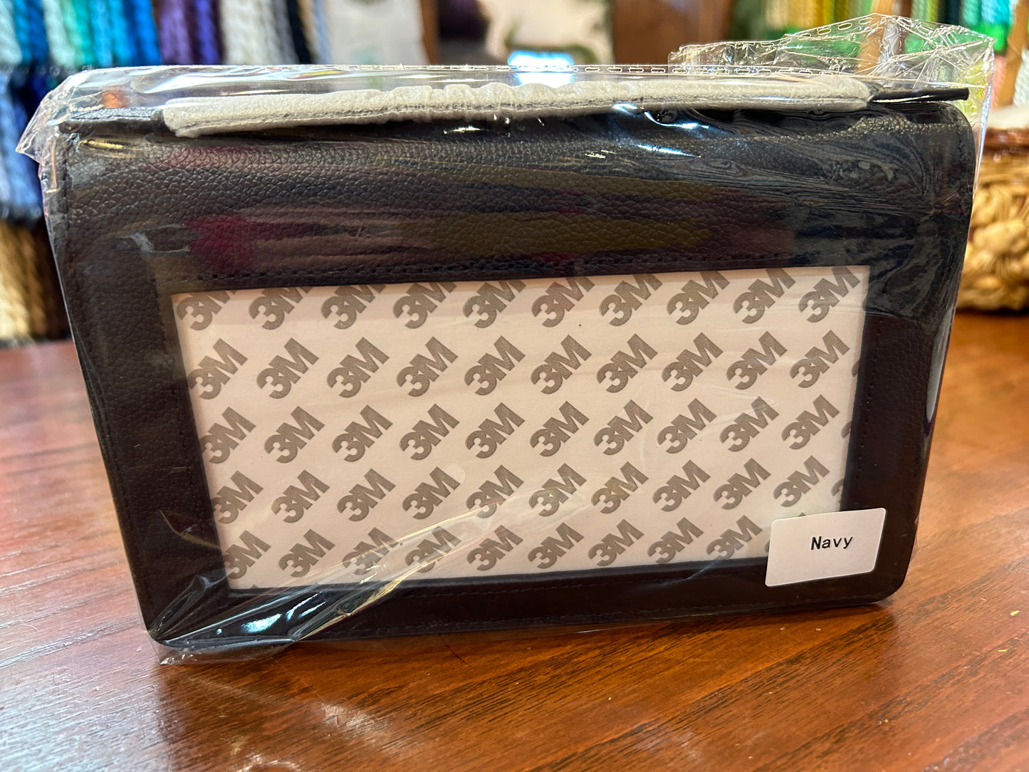 Everyday Clutch - Navy Leather