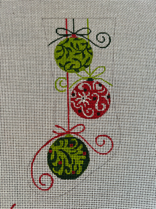 Three Ornament Stocking