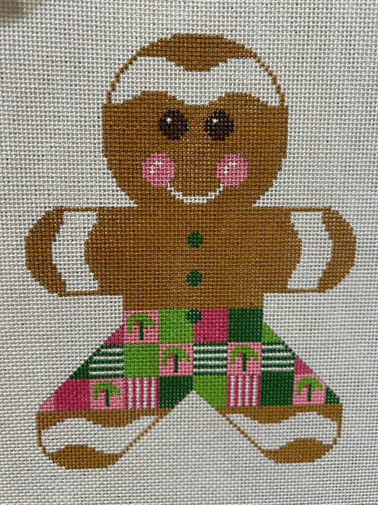 Preppy Gingerbread Boy