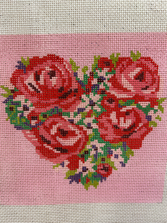 Flower Heart Canvas - Large