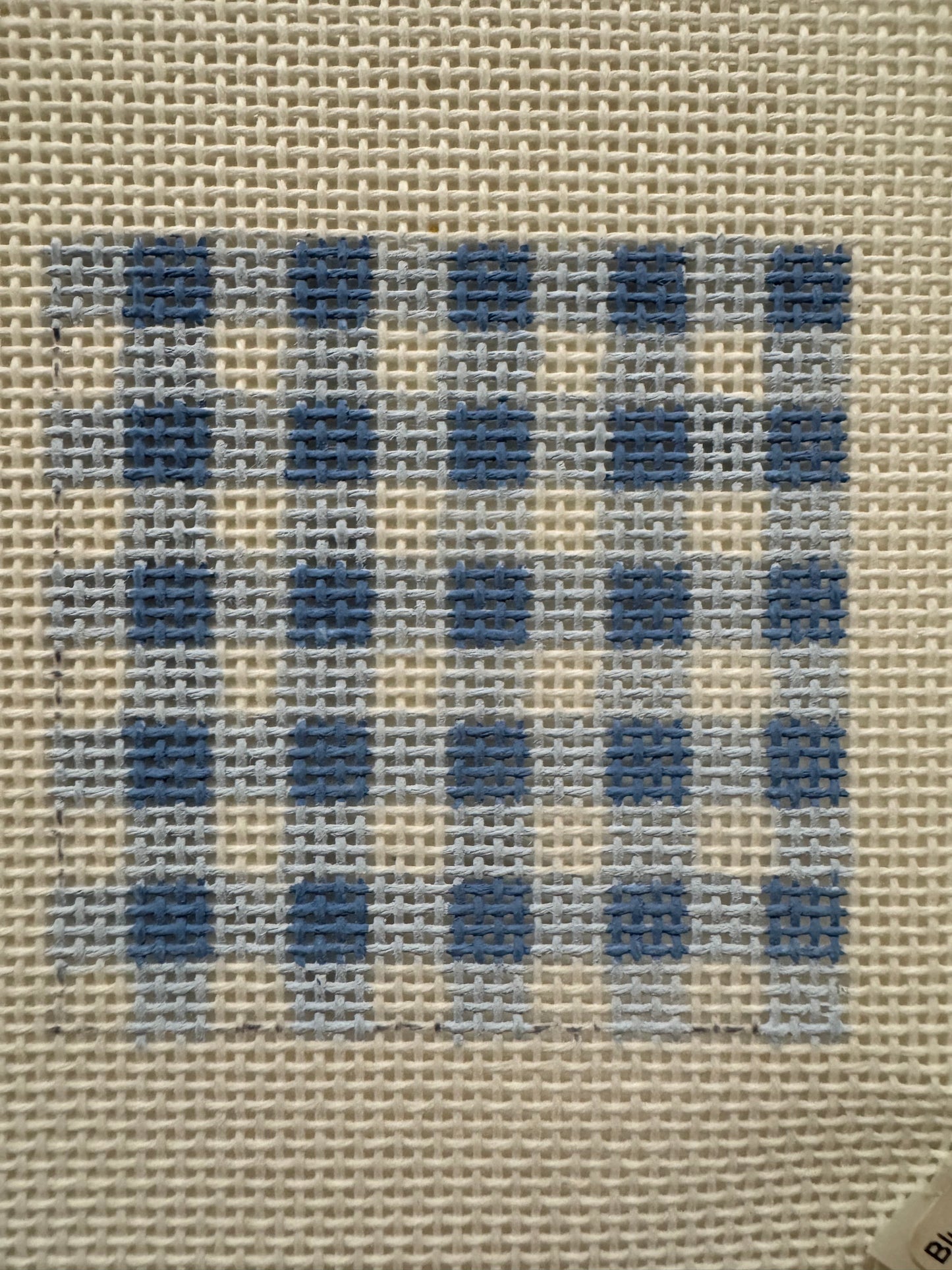 Blue Gingham Coozie Insert
