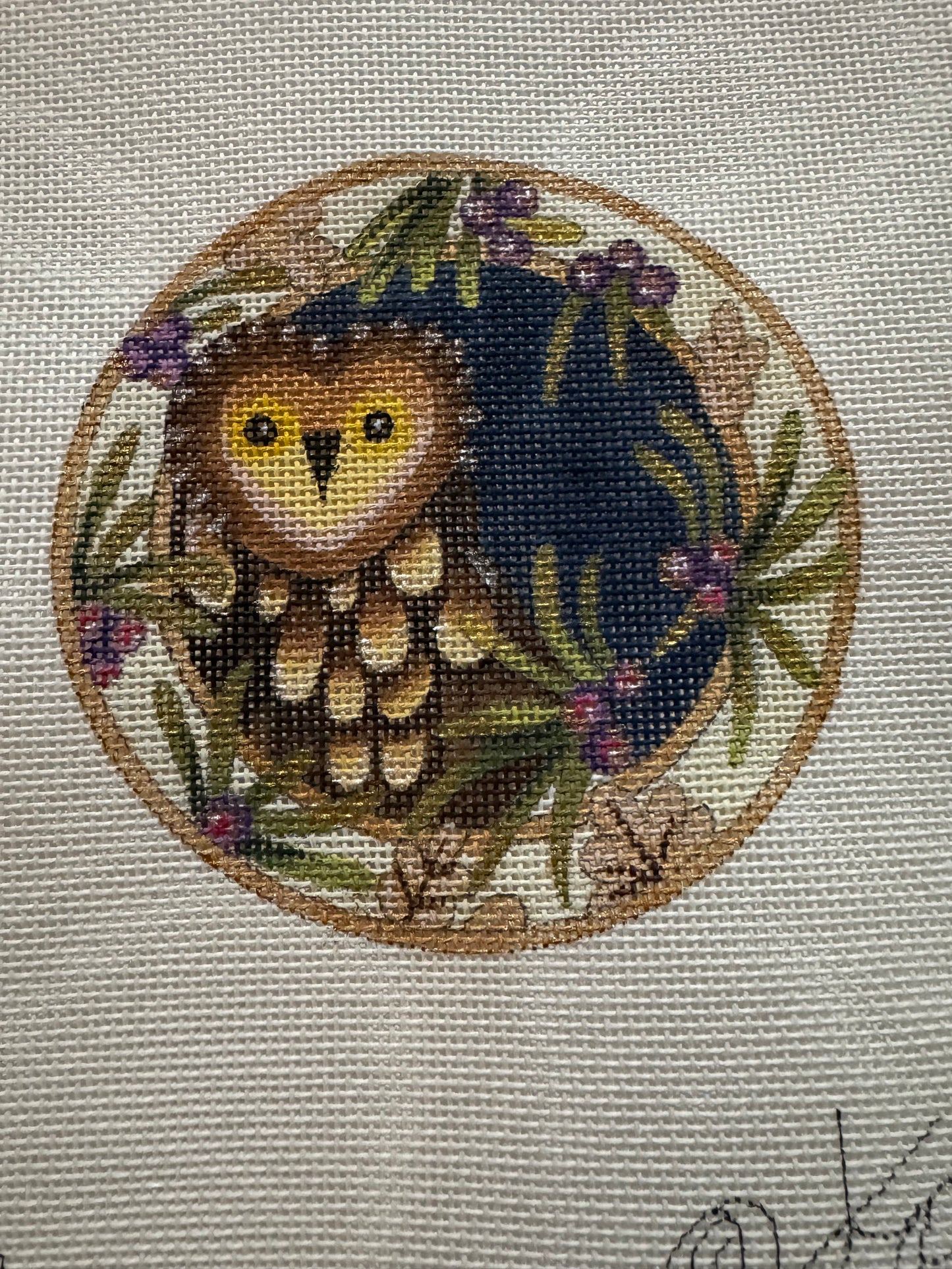 Xmas Coaster Owl