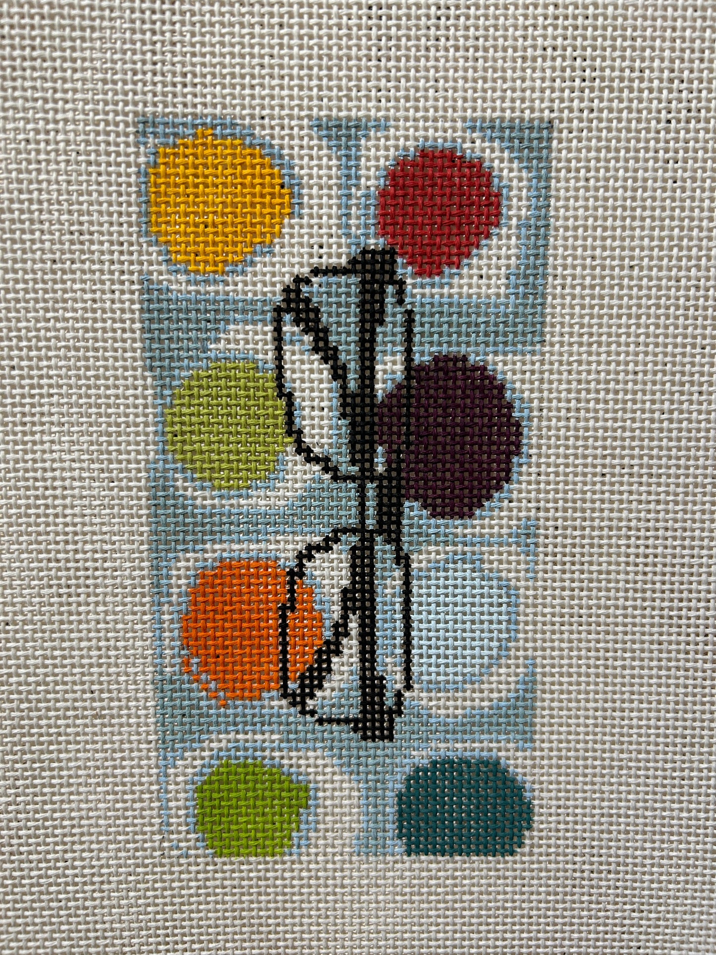 Colored Dots Eyeglass Case