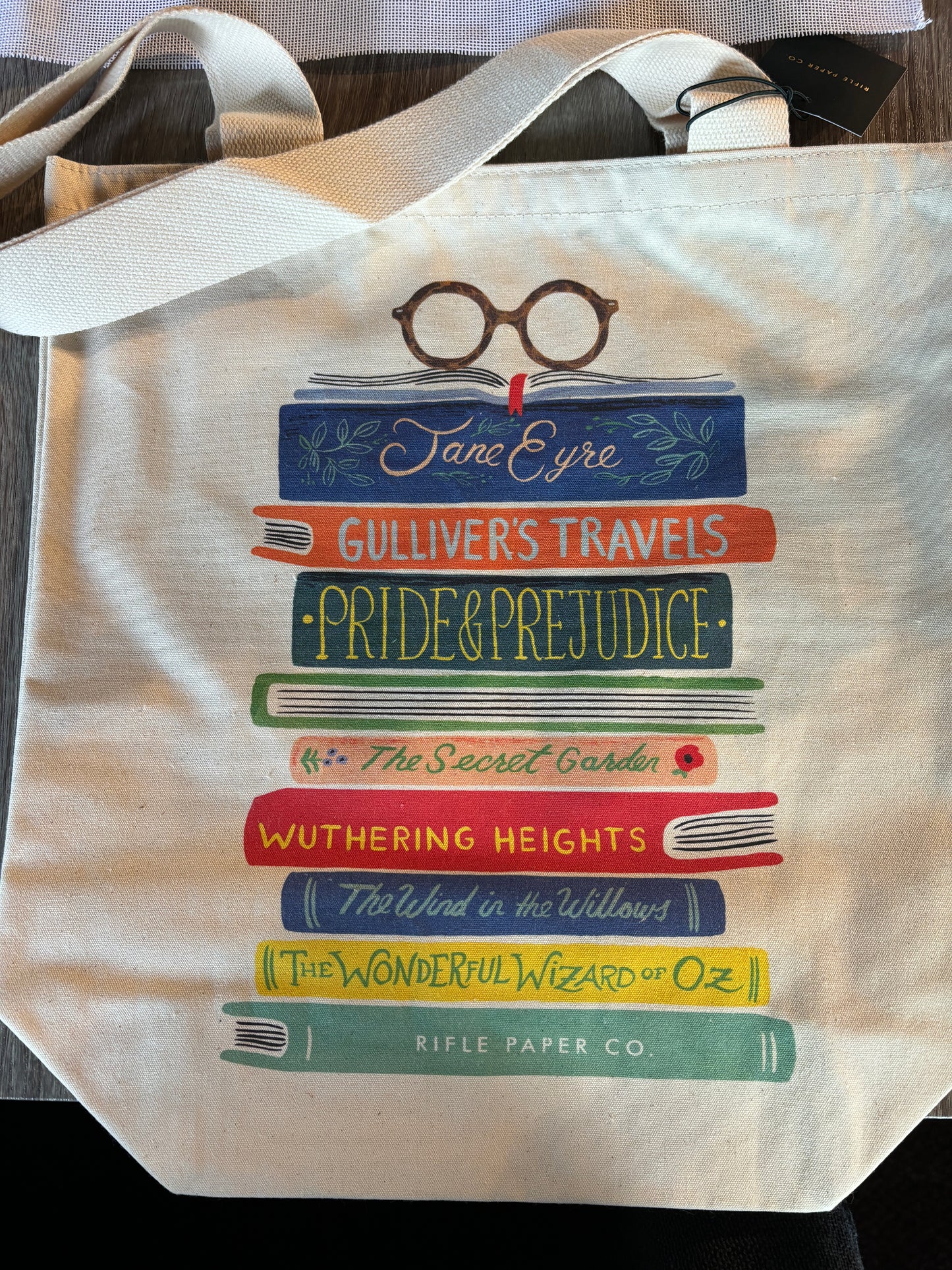 Book Club Canvas Tote