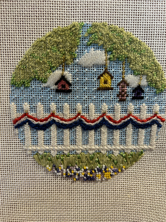 Picket Fence and Bunting with Stitch Guide