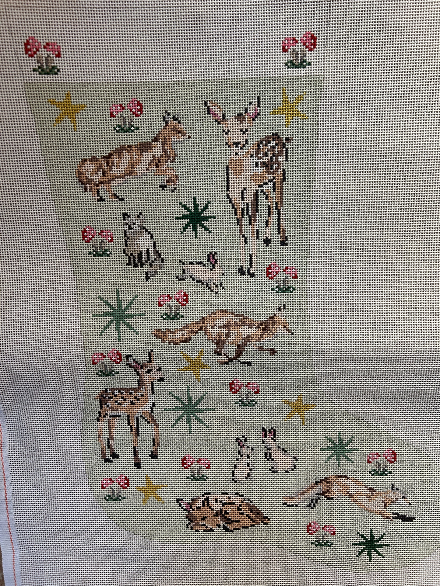 Winter Woodland Stocking