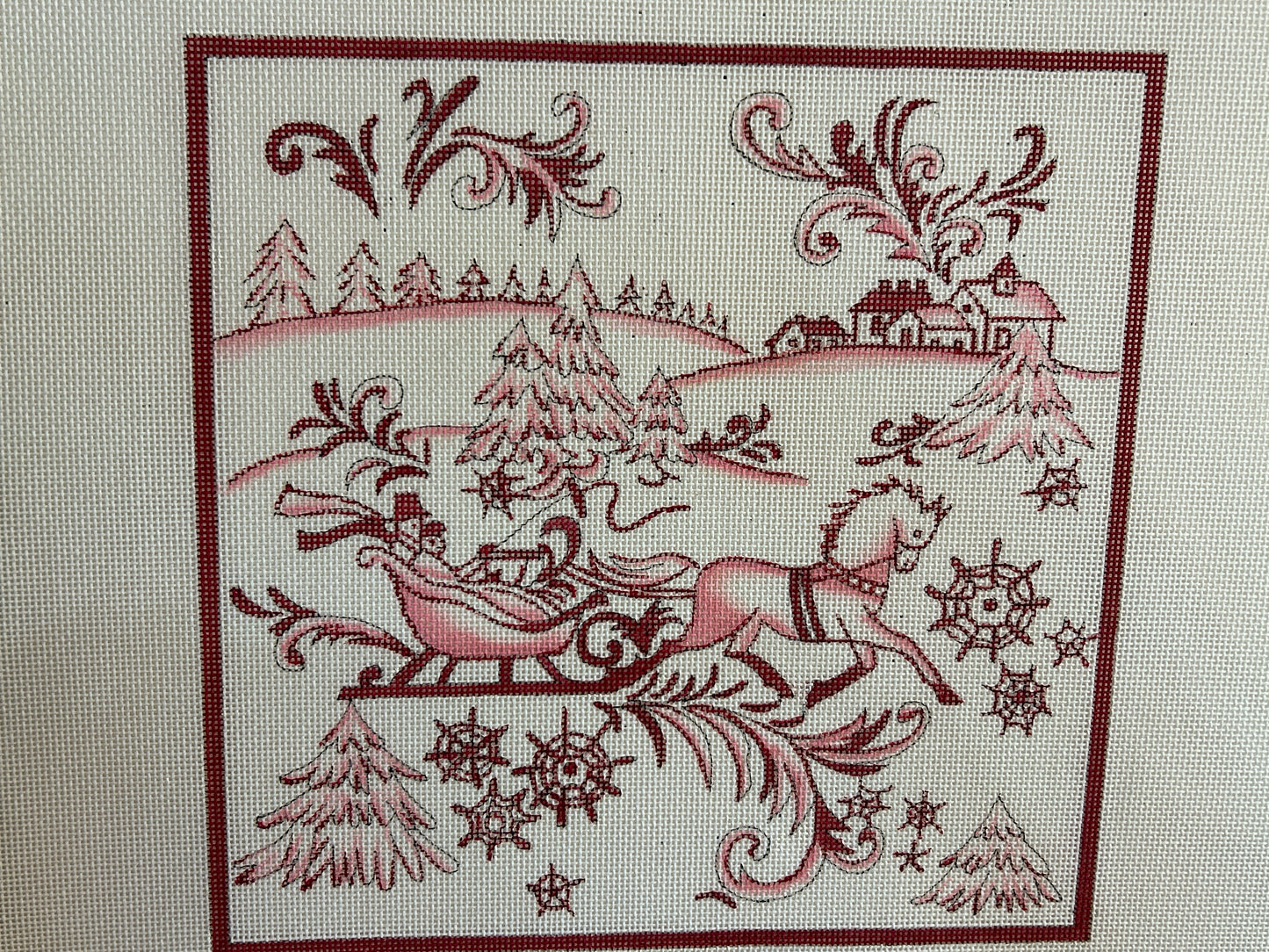 Sleigh Red Horse