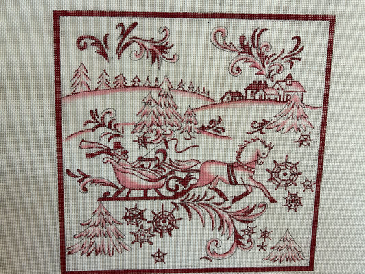 Sleigh Red Horse