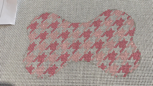 Dog Bone Houndstooth/Pink