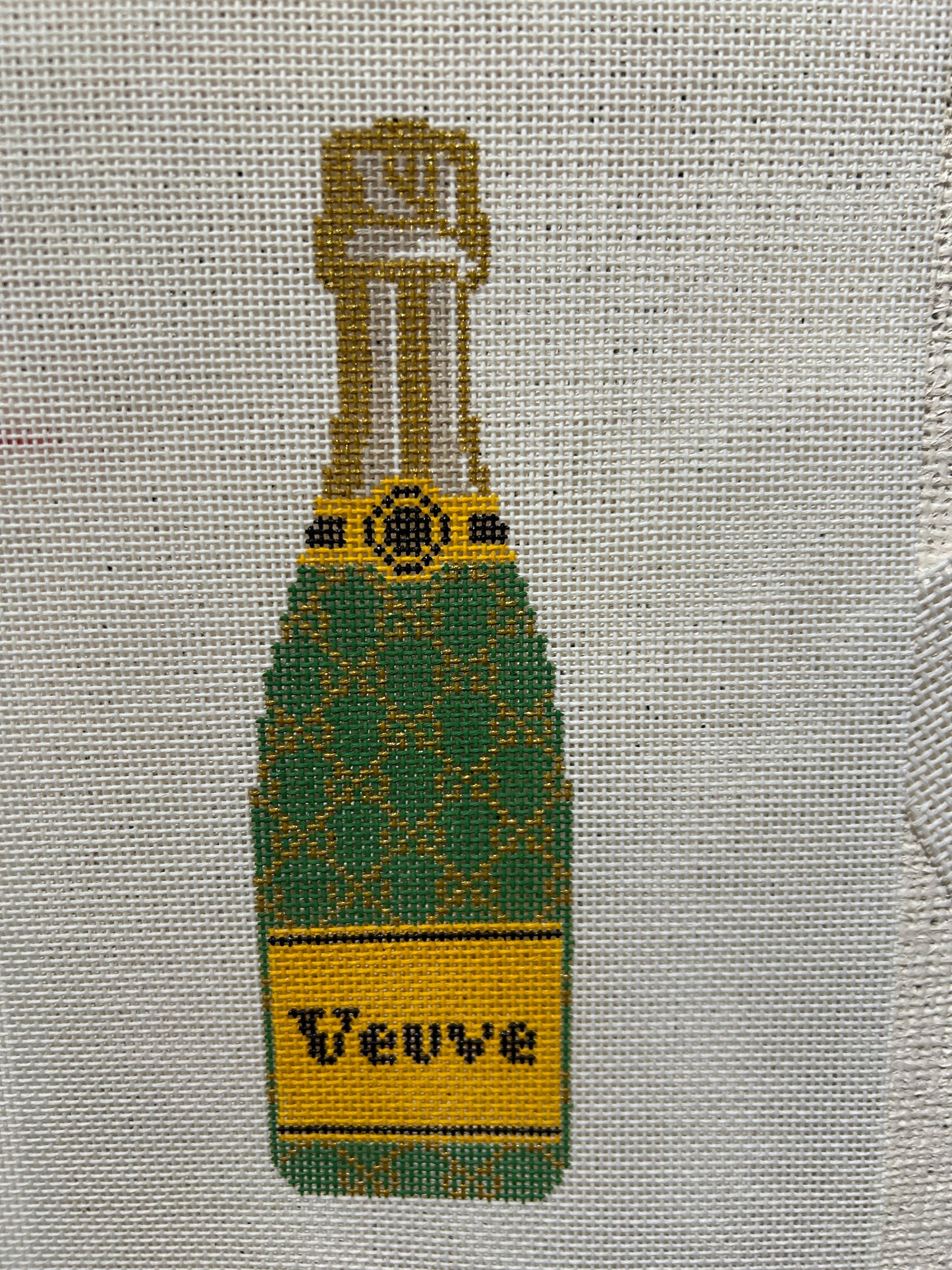 Veuve Bottle -GG Quilt