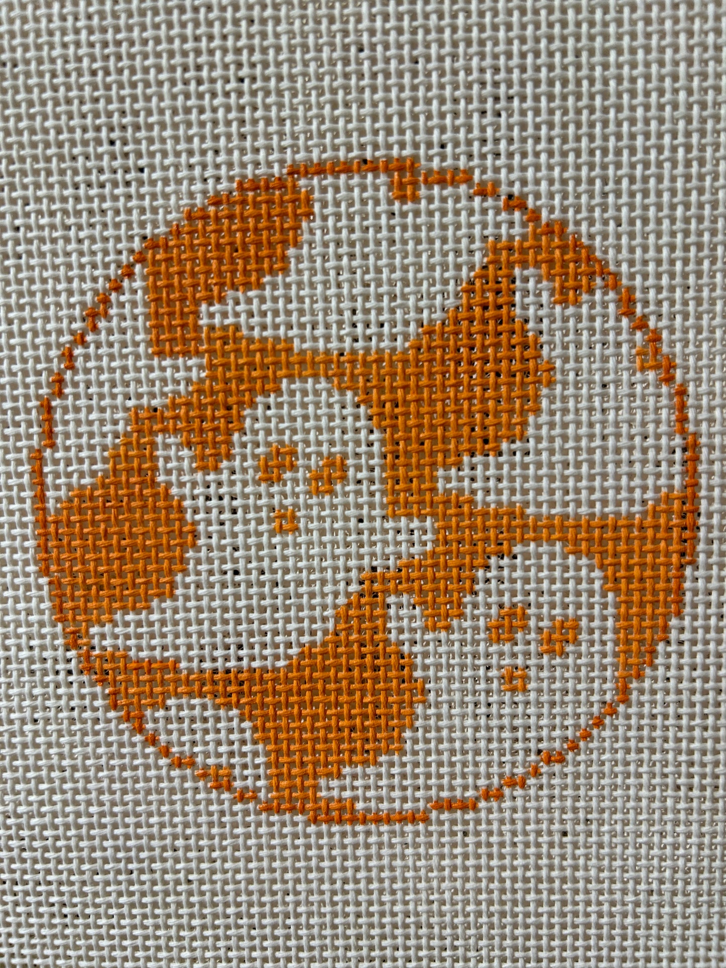 Orange White Ghosties