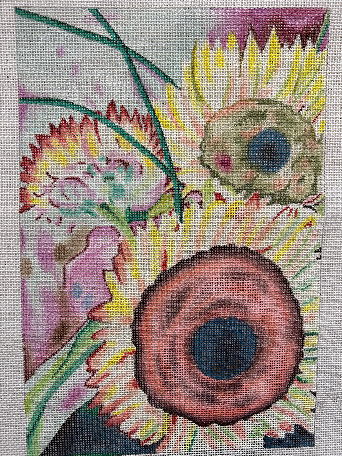 Three Sunflowers