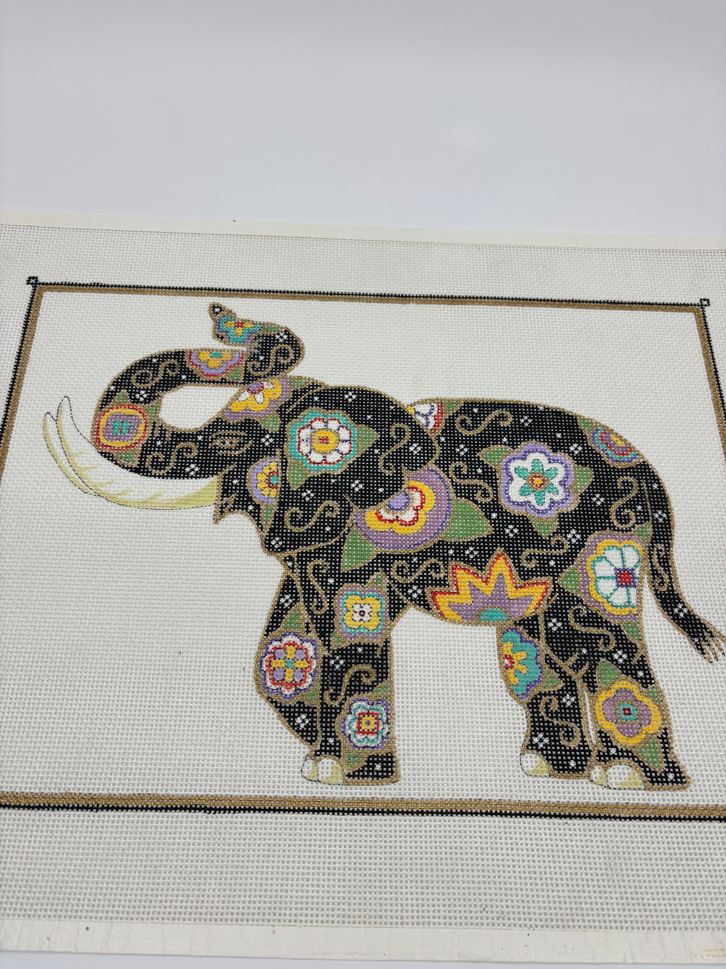 Floral elephant