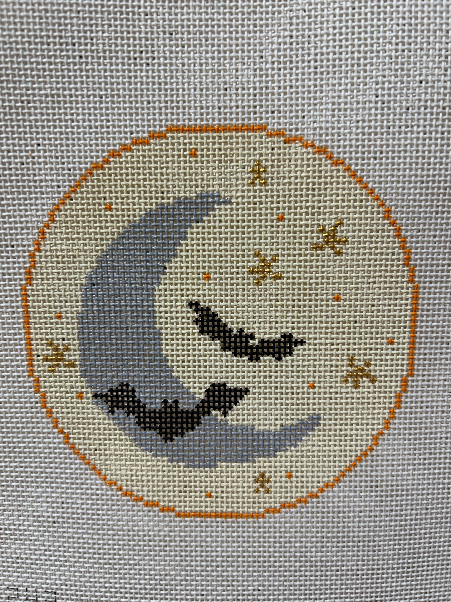 Crescent Moon and Bats