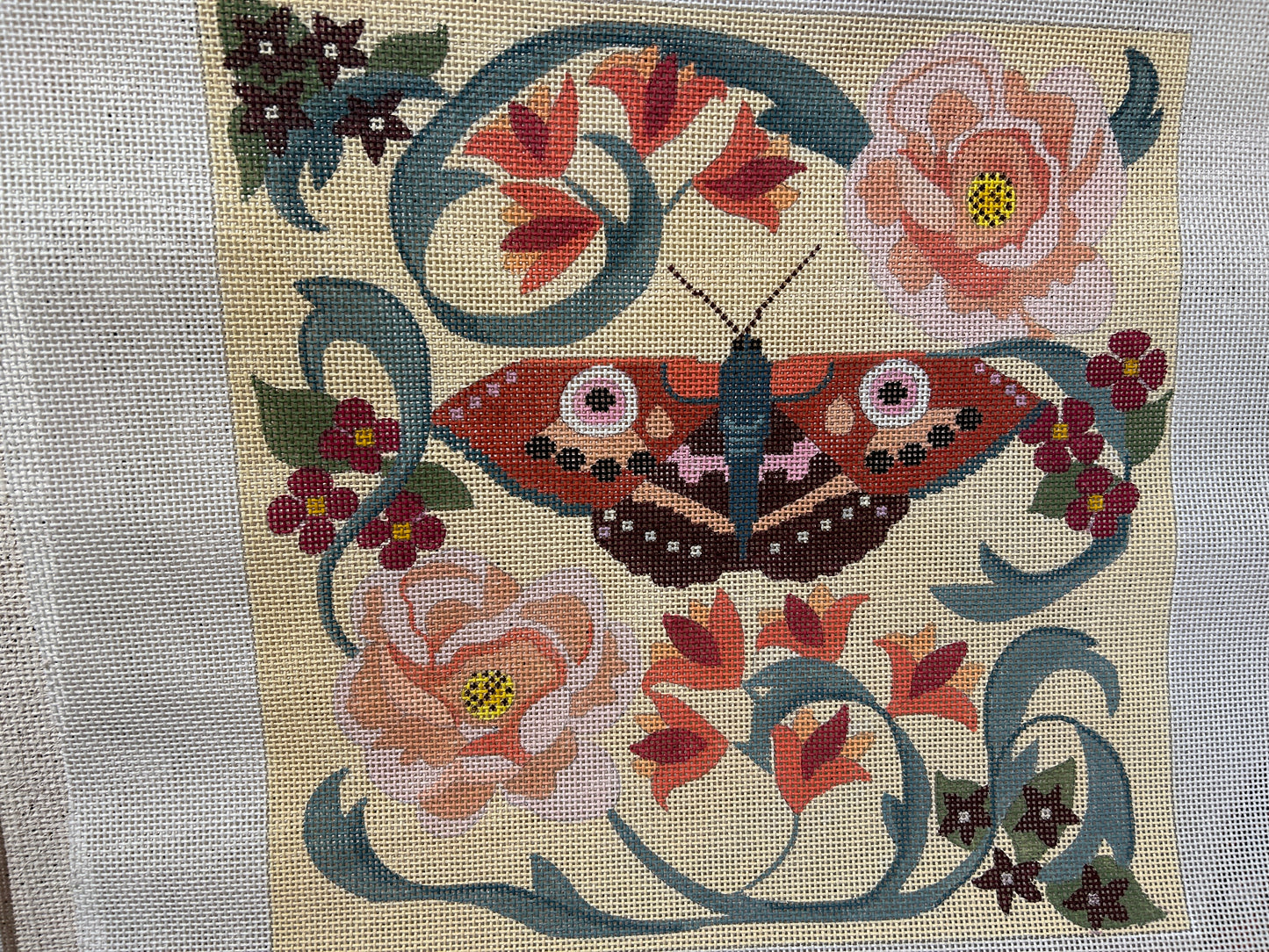 Moth in Floral