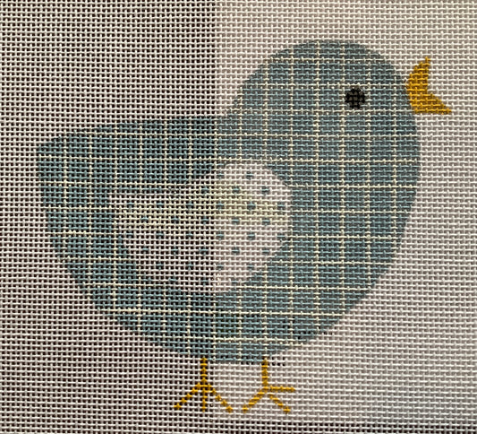 Chick-blue with stitch guide