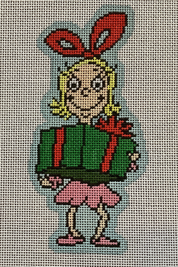 Cindy Lou Who holding present