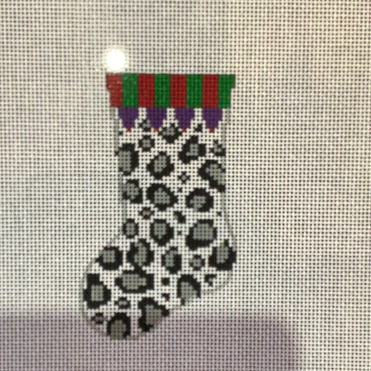 Mini animal print stocking