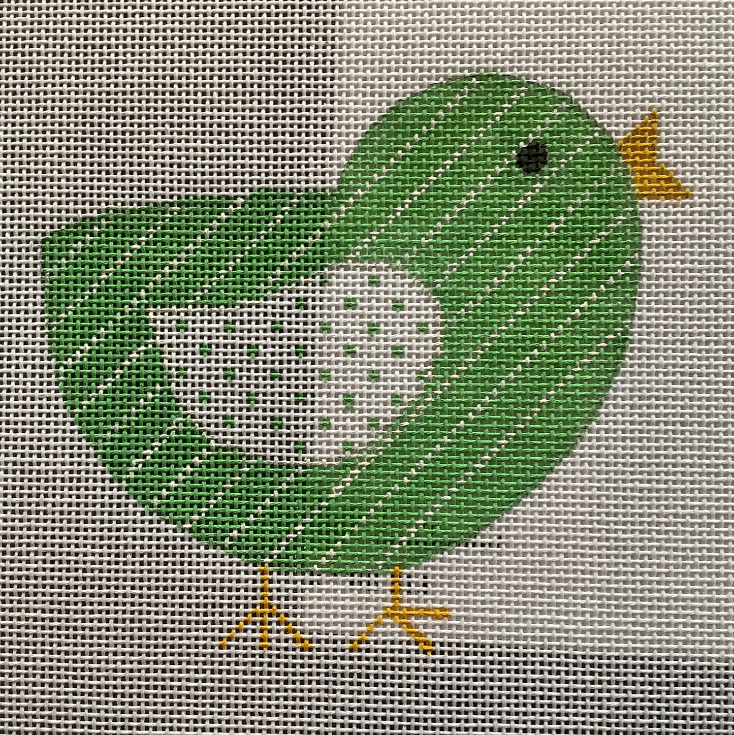 Chick-green with stitch guide