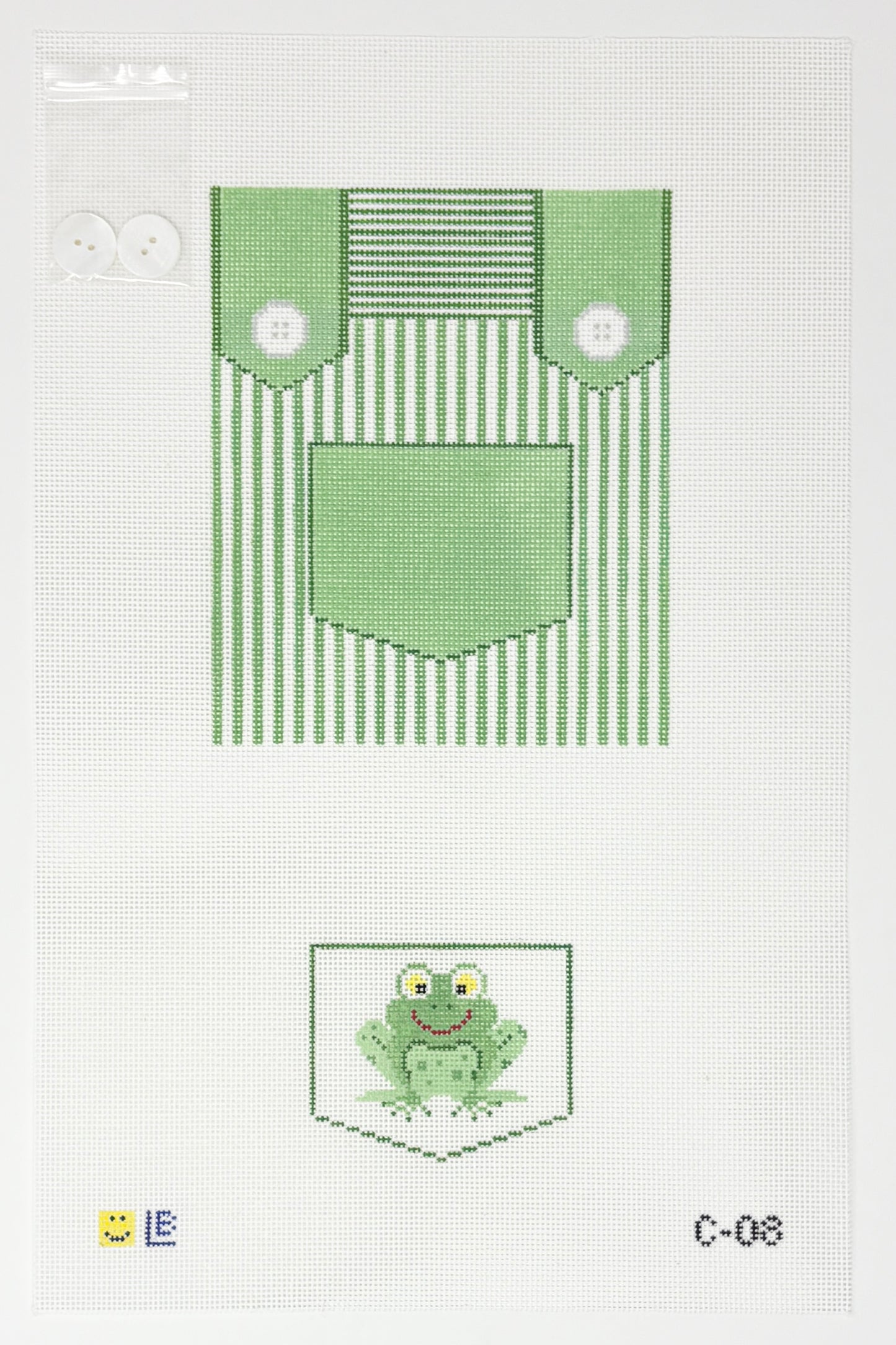 Overalls - Green, Frog