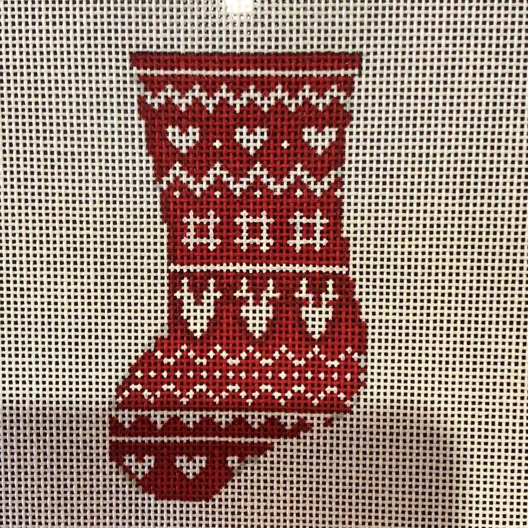 Mini Red Sweater Stocking