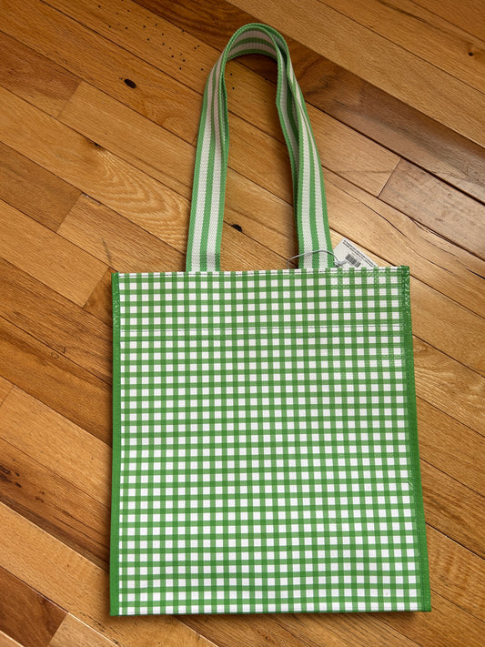 Market Tote - Arcadian Green Gingham