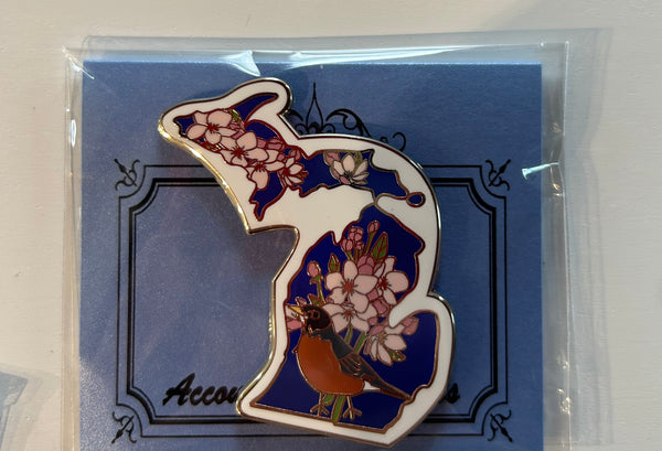 Robin Floral Needleminder