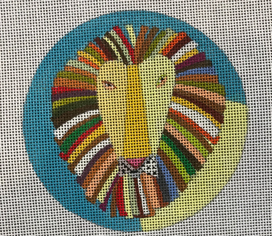 Colorful Lion Ornament
