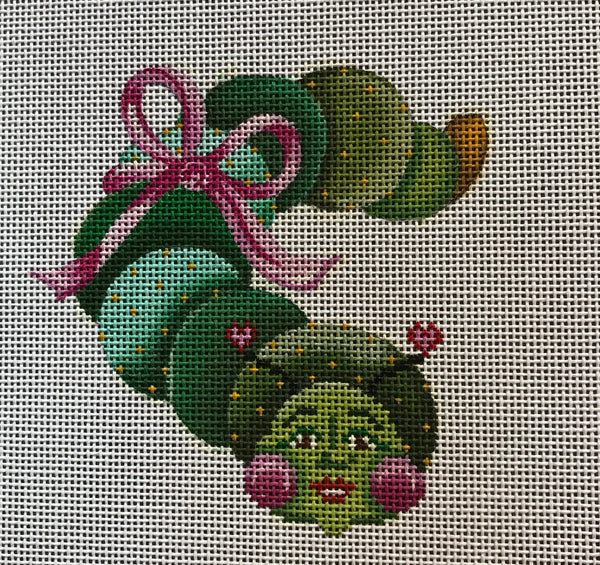 Catapillar with Pink Bow
