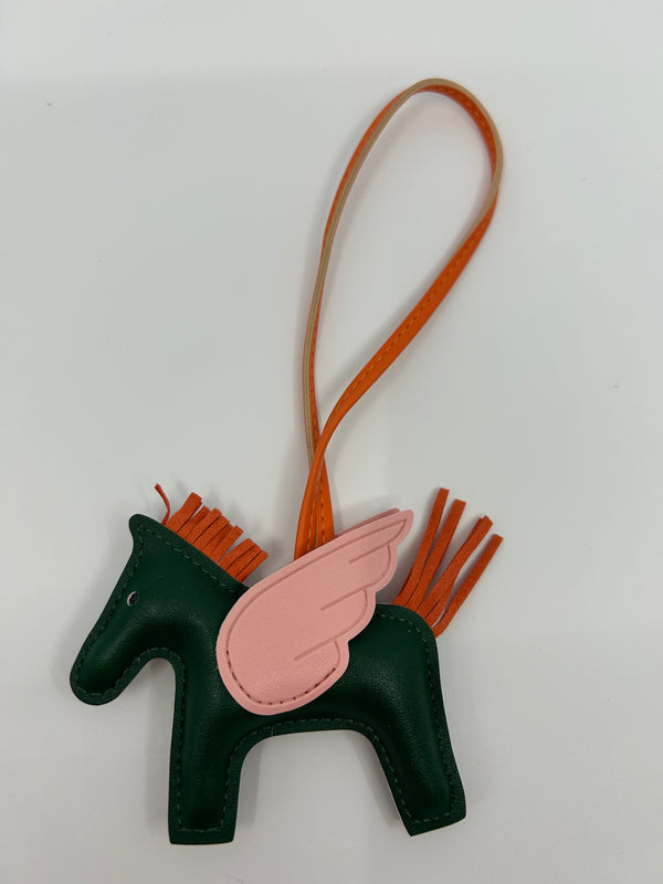 Leather Horse Fob - Ivy