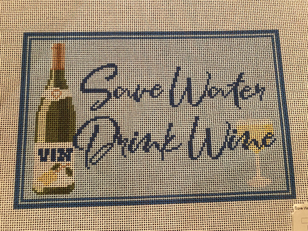 Save Water Drink Wine