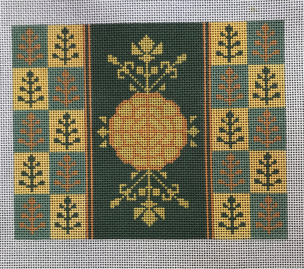 Yellow Floral Clutch